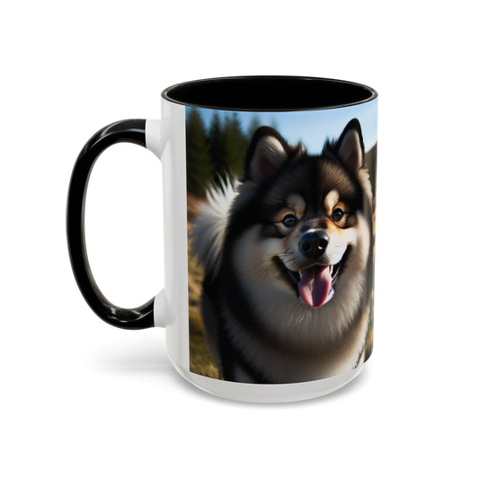 Norwegian Buhund Accent Coffee Mug - Perfect Gift for Dog Lovers