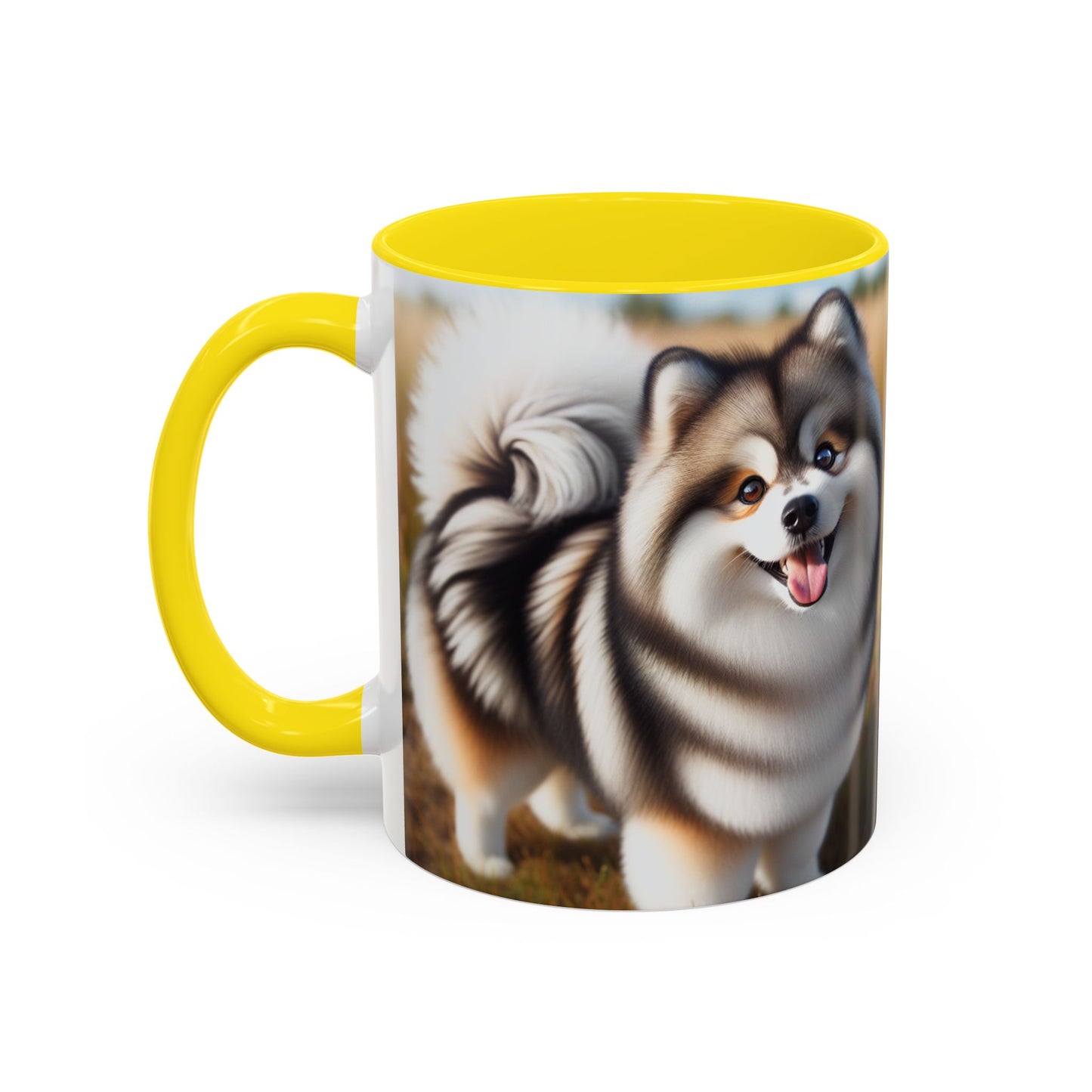 Taza de café con detalles de Pomsky: el regalo perfecto para los amantes de los perros