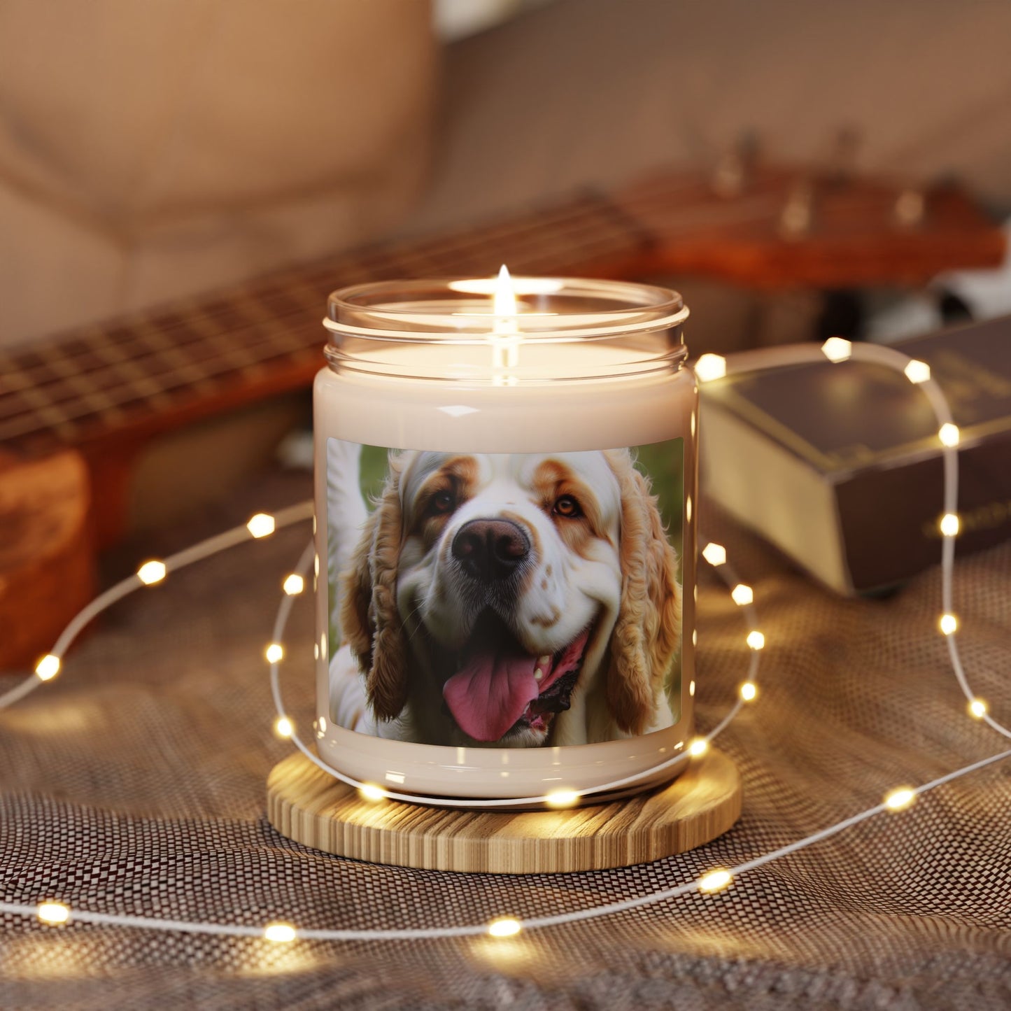 Clumber Spaniel- Scented Soy Candle, 9oz