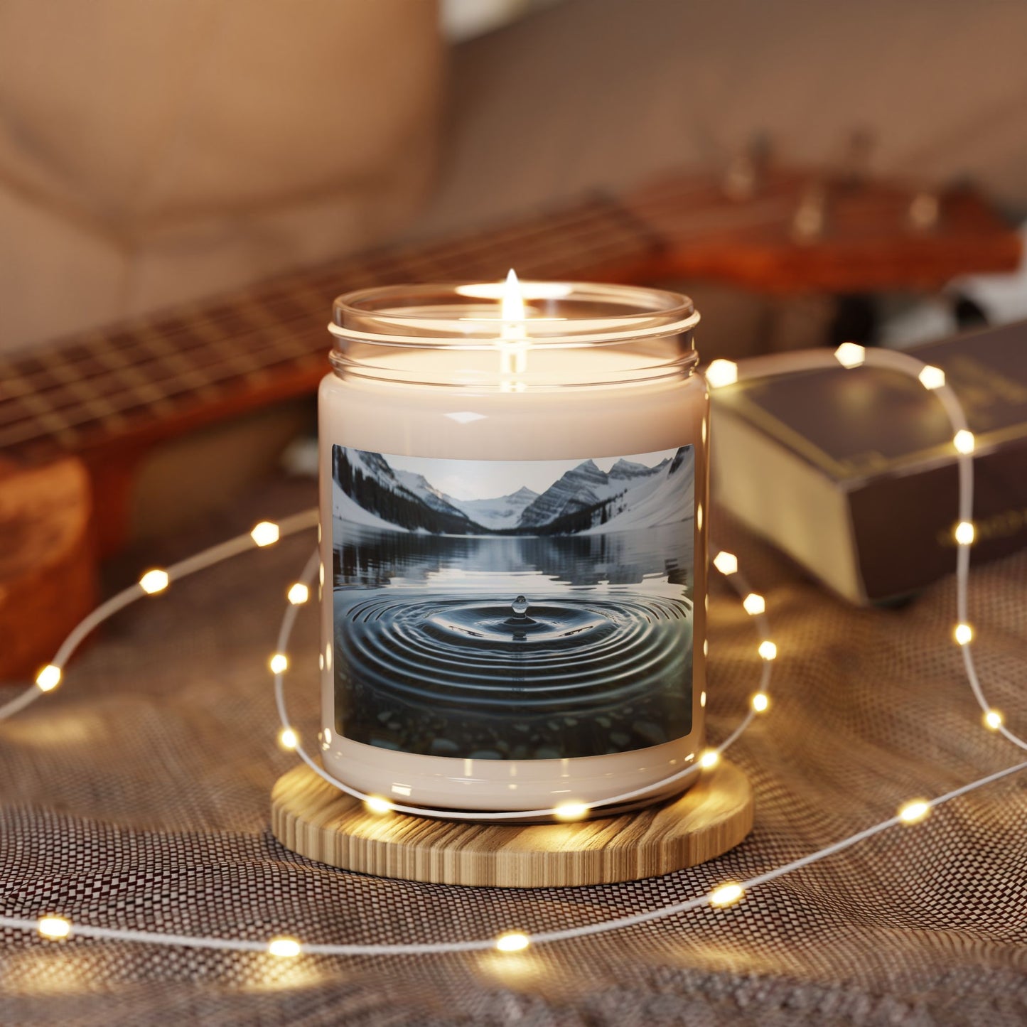 Ripple in a Snowy Mountain Lake- Scented Soy Candle, 9oz