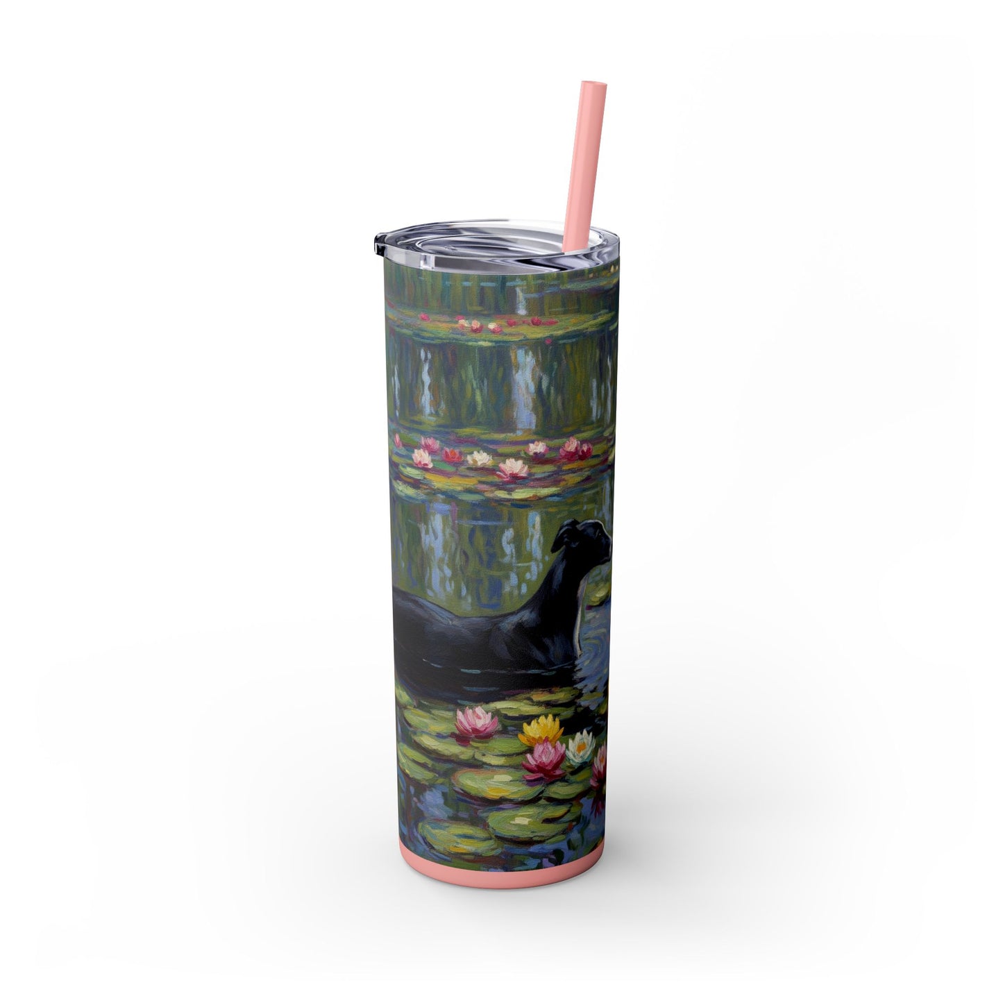 Vaso para galgos con pajita, 20 oz