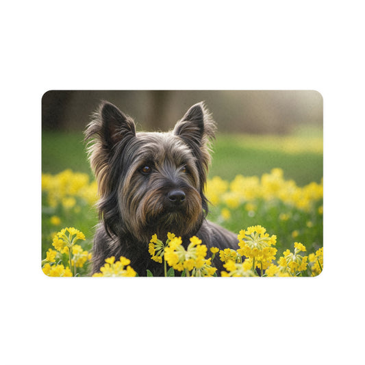 Pet Food Mat (12x18) - Skye Terrier