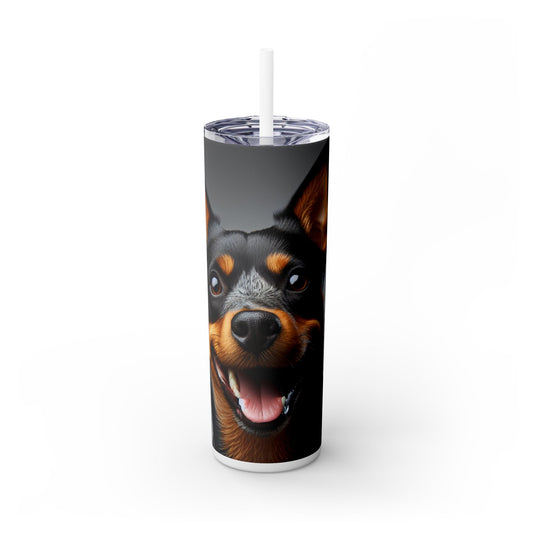 Lancashire Heeler Tumbler with Straw, 20oz