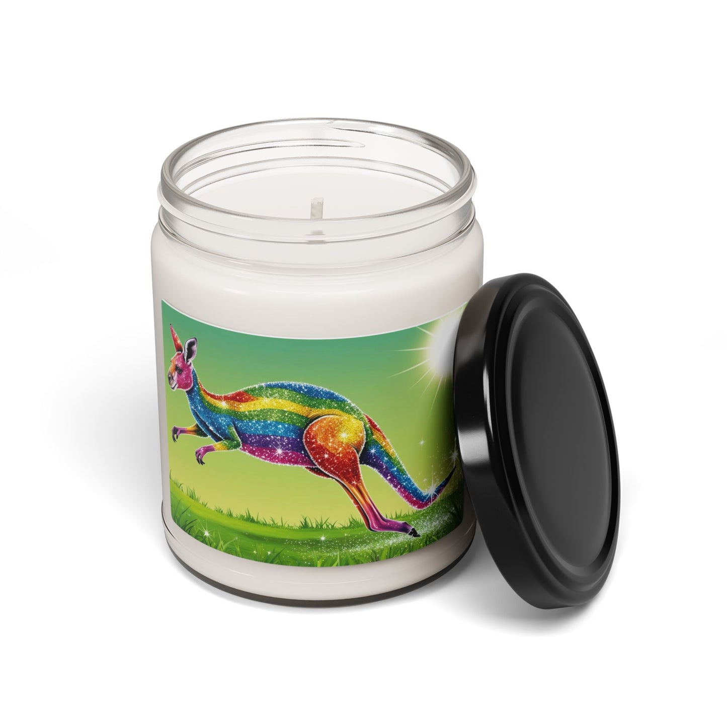 Rainbow Kangaroo- Scented Soy Candle, 9oz