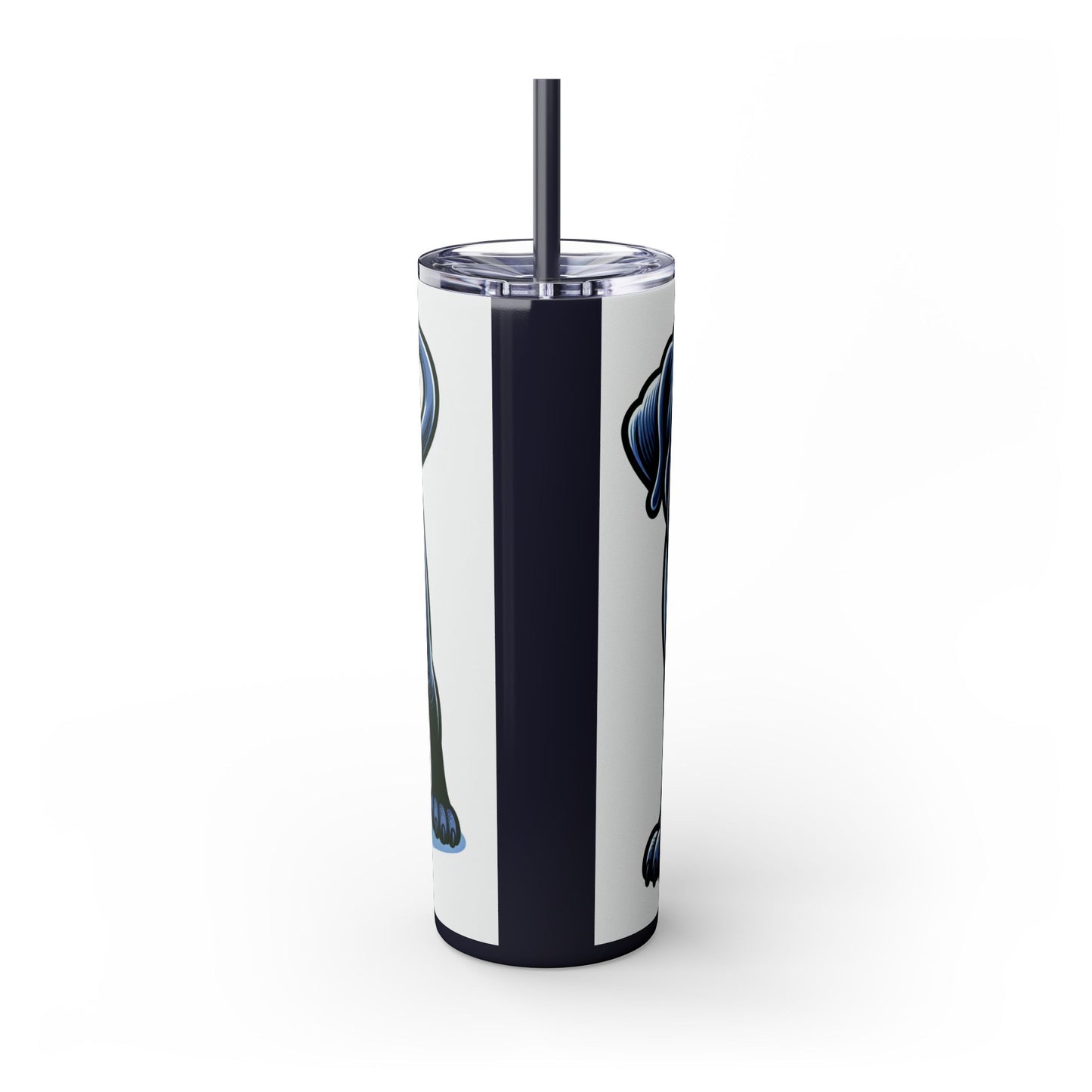 Neapolitan Mastiff Tumbler with Straw, 20oz
