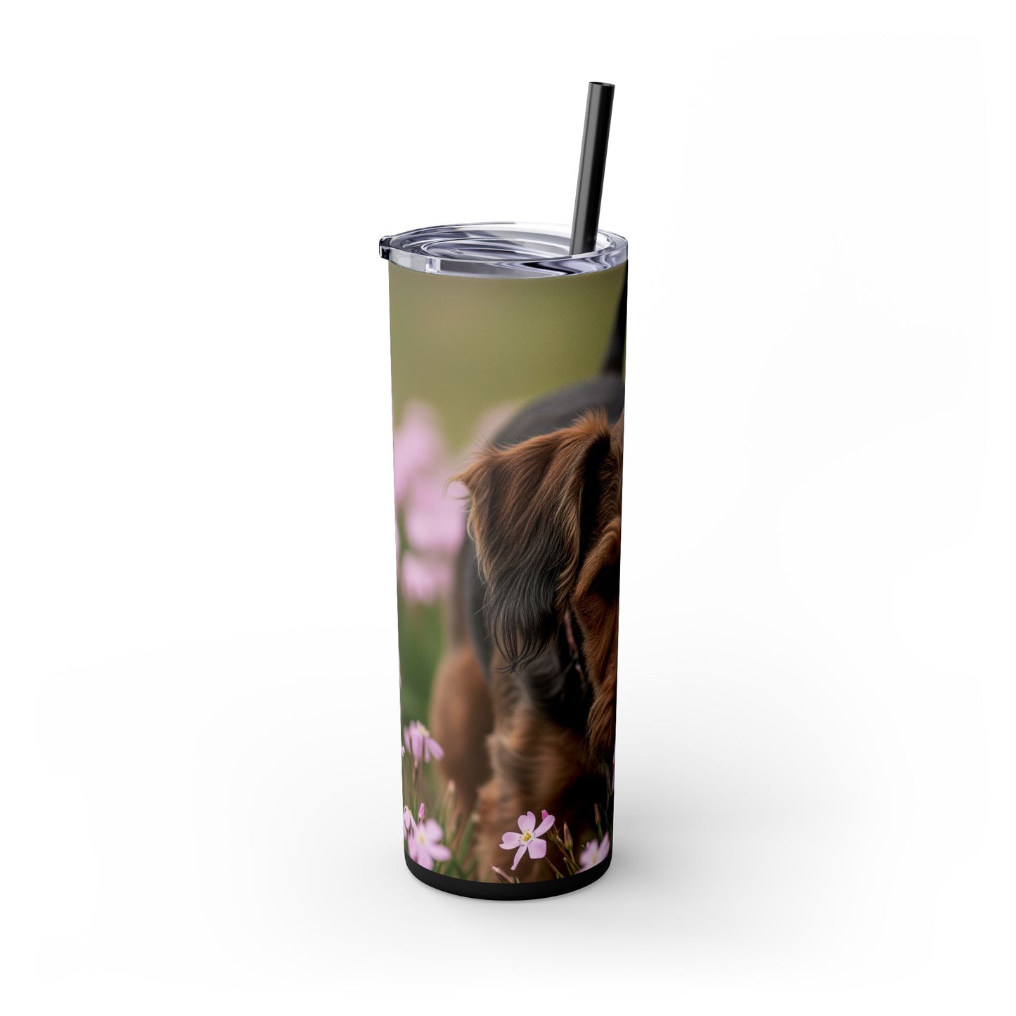 Gobelet isotherme Cesky Terrier avec paille, 590 ml