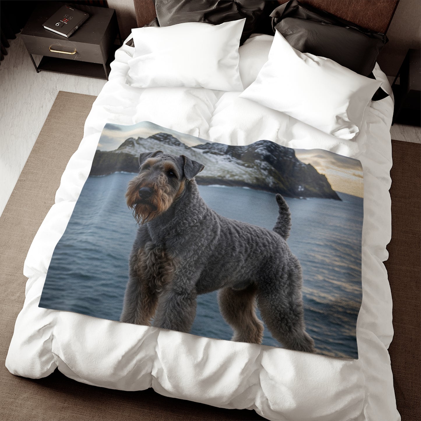 Kerry Blue Terrier Blanket