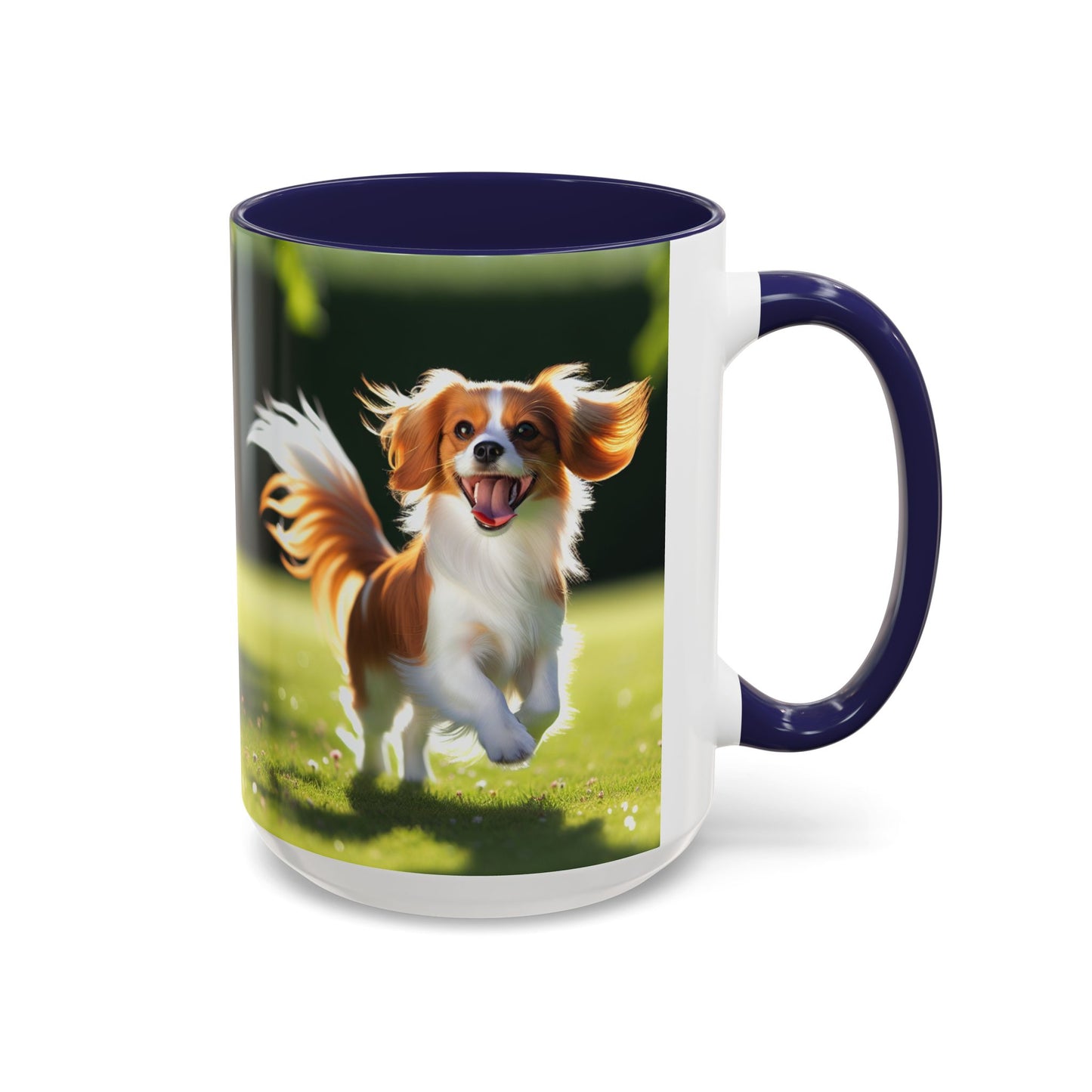 Nederlandse Kooikerhondje Accent Coffee Mug - Cadeau parfait pour les amoureux des chiens