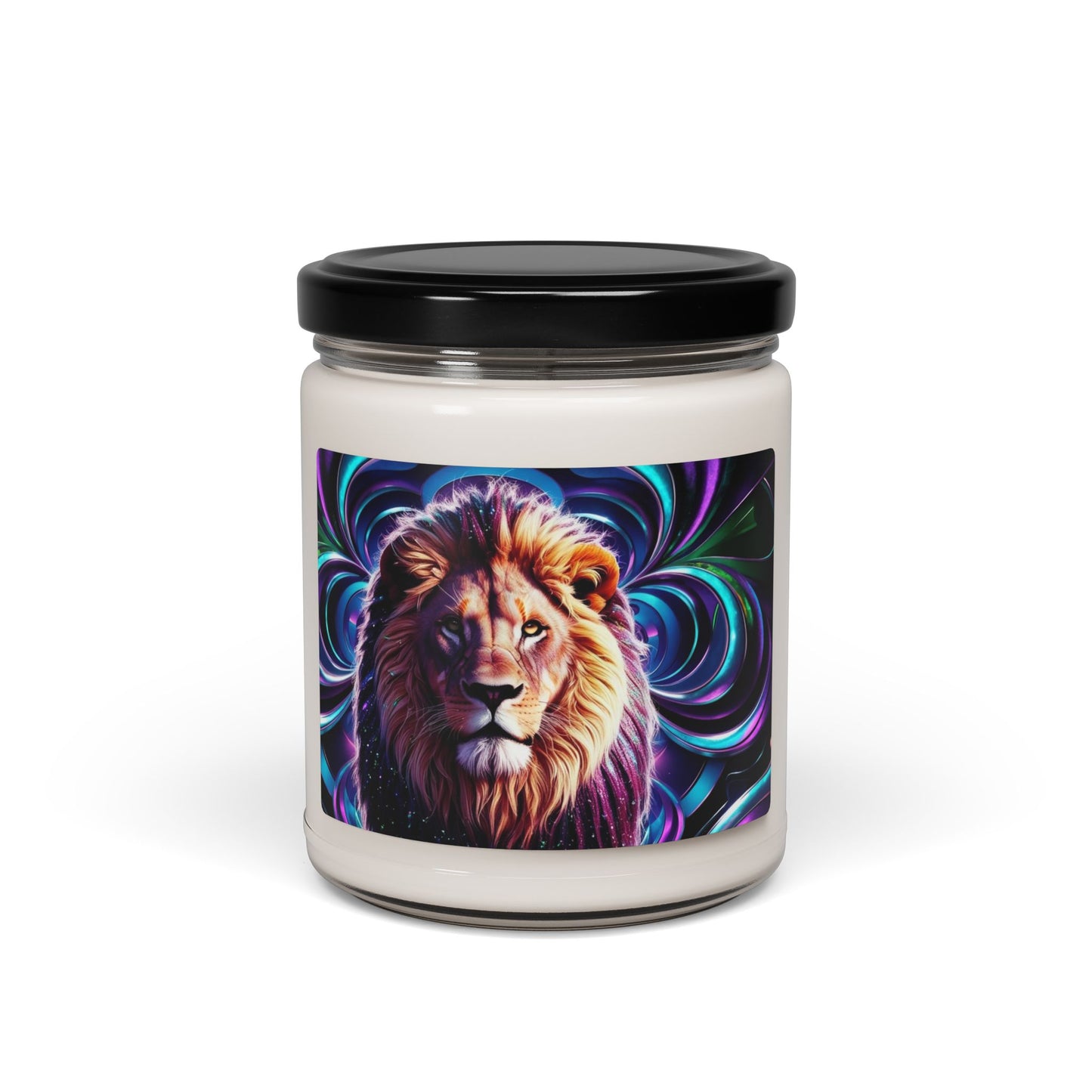 Psychedelic Lion- Scented Soy Candle, 9oz