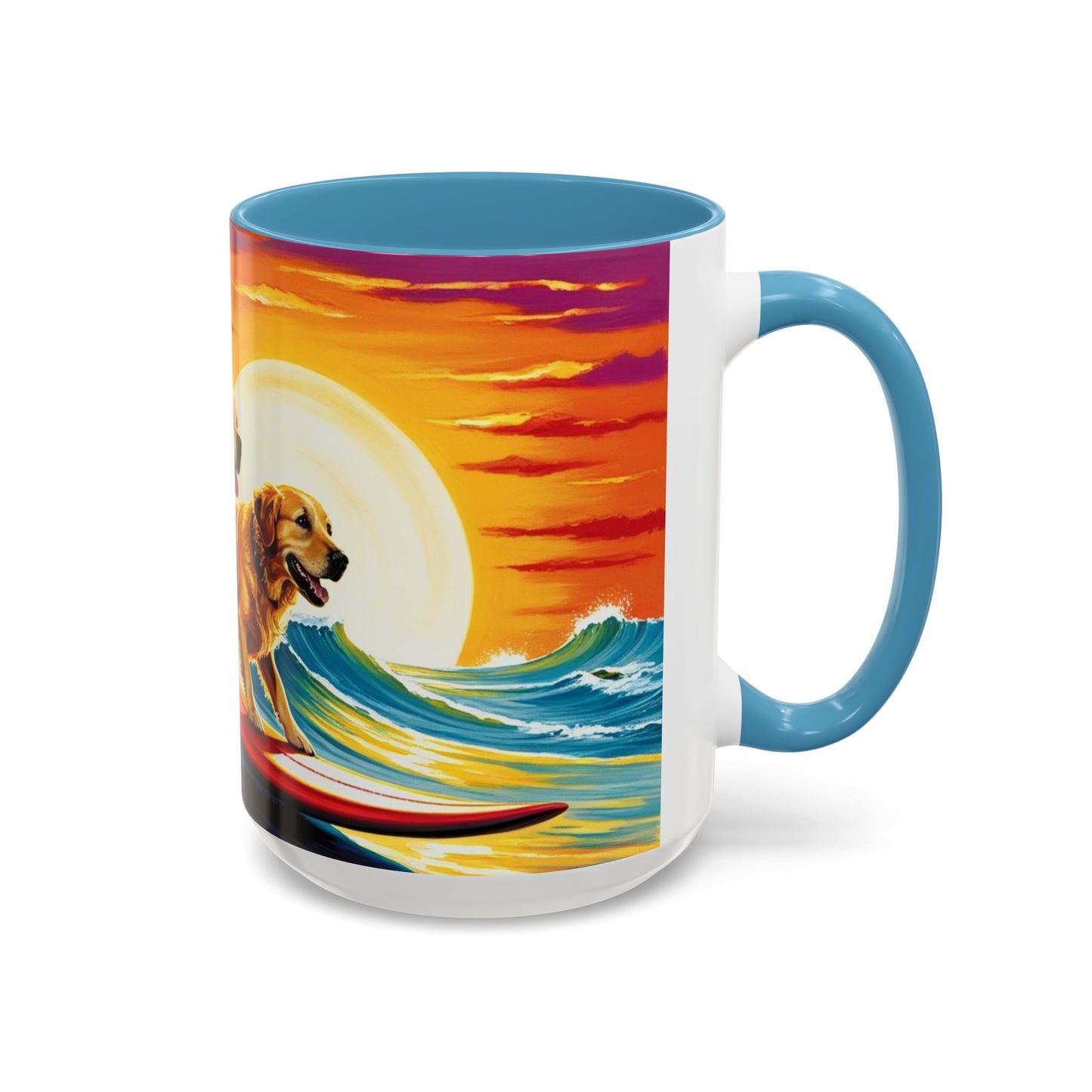 Taza de café con detalles de Surf Dogs: el regalo perfecto para los amantes de los perros