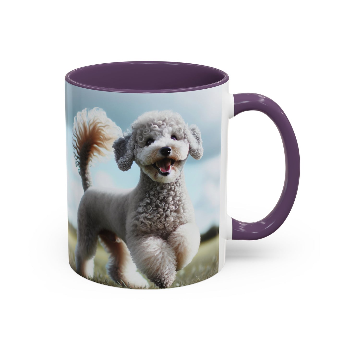 Bedlington Terrier Accent Coffee Mug - Perfect Gift for Dog Lovers