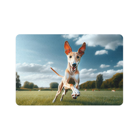 Pet Food Mat (12x18) - Ibizan Hound