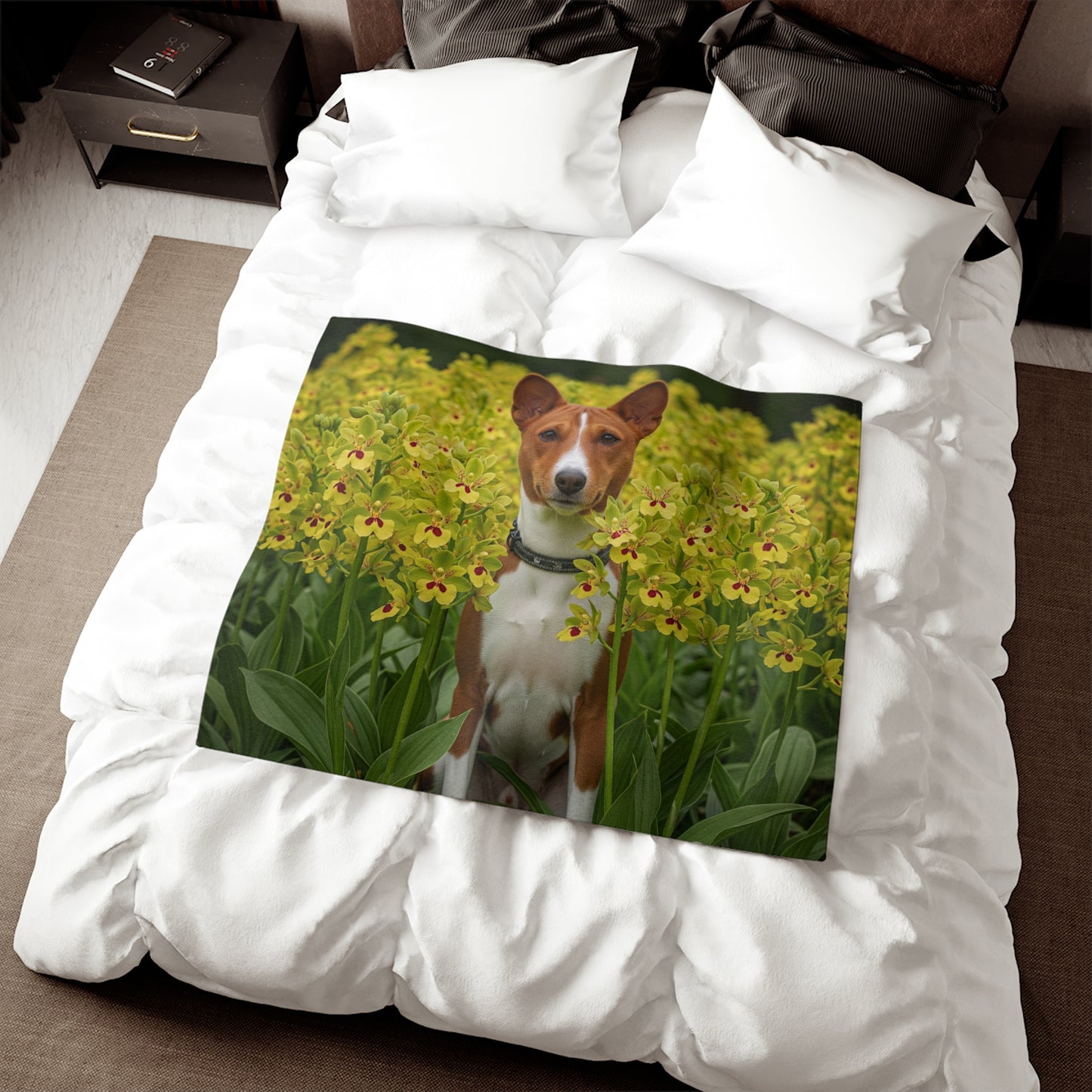 Basenji Sweatshirt Blanket