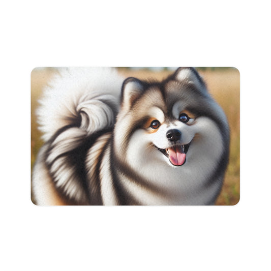 Pet Food Mat (12x18) - Pomsky
