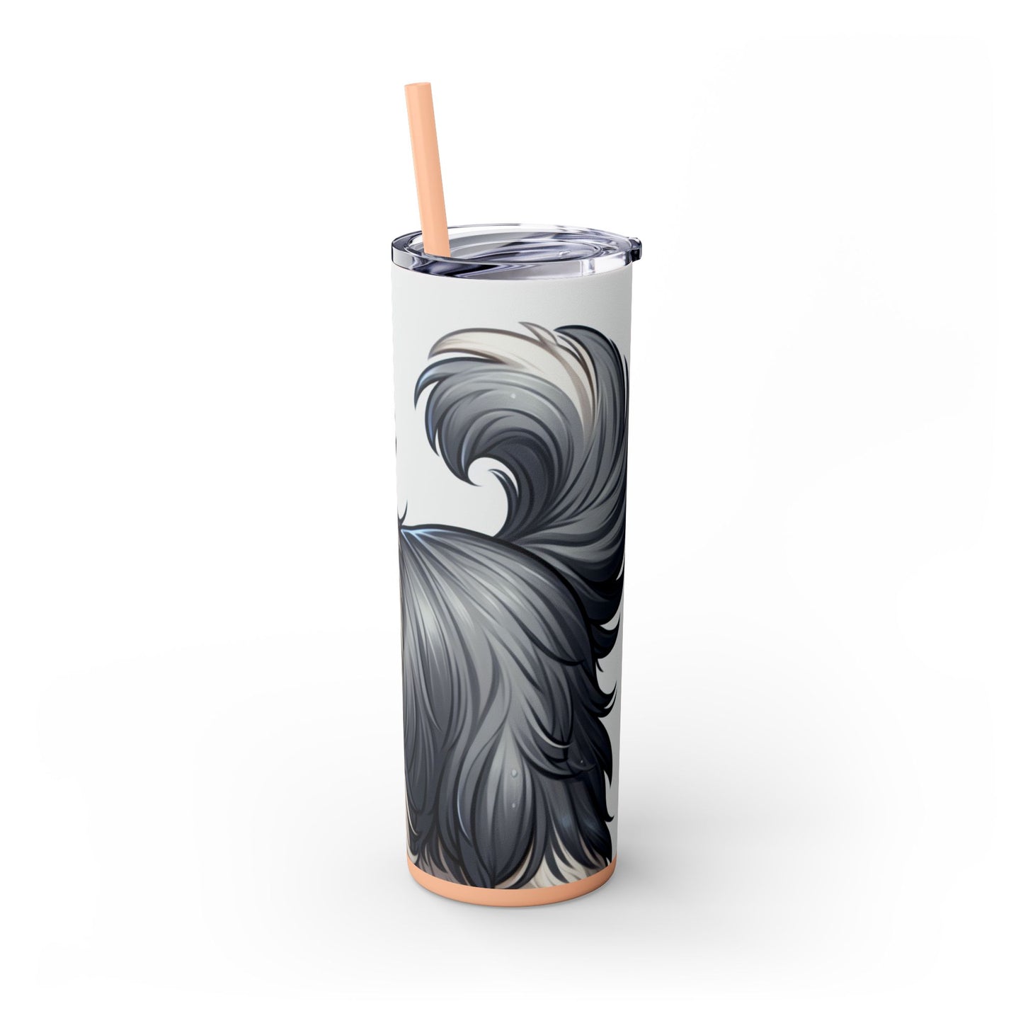 Old English Sheepdog Tumbler with Straw, 20oz