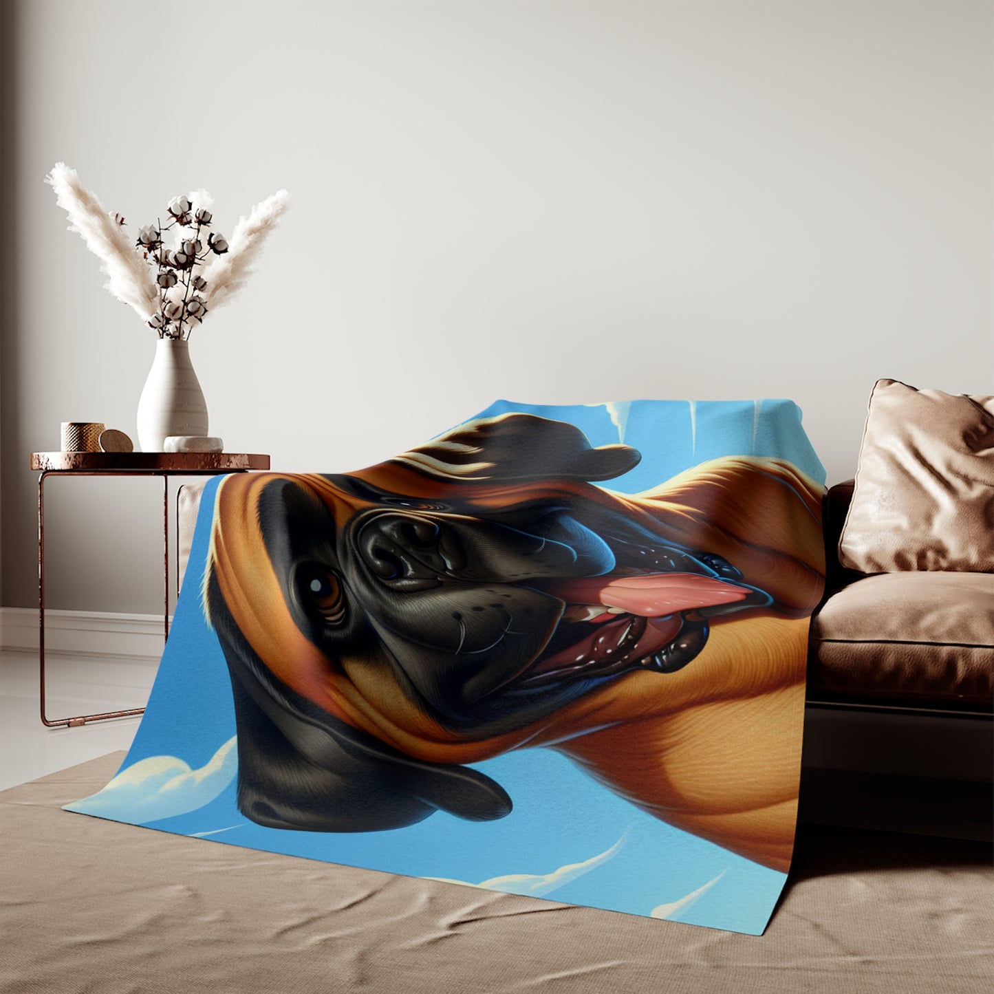 Mastiff Sweatshirt Blanket