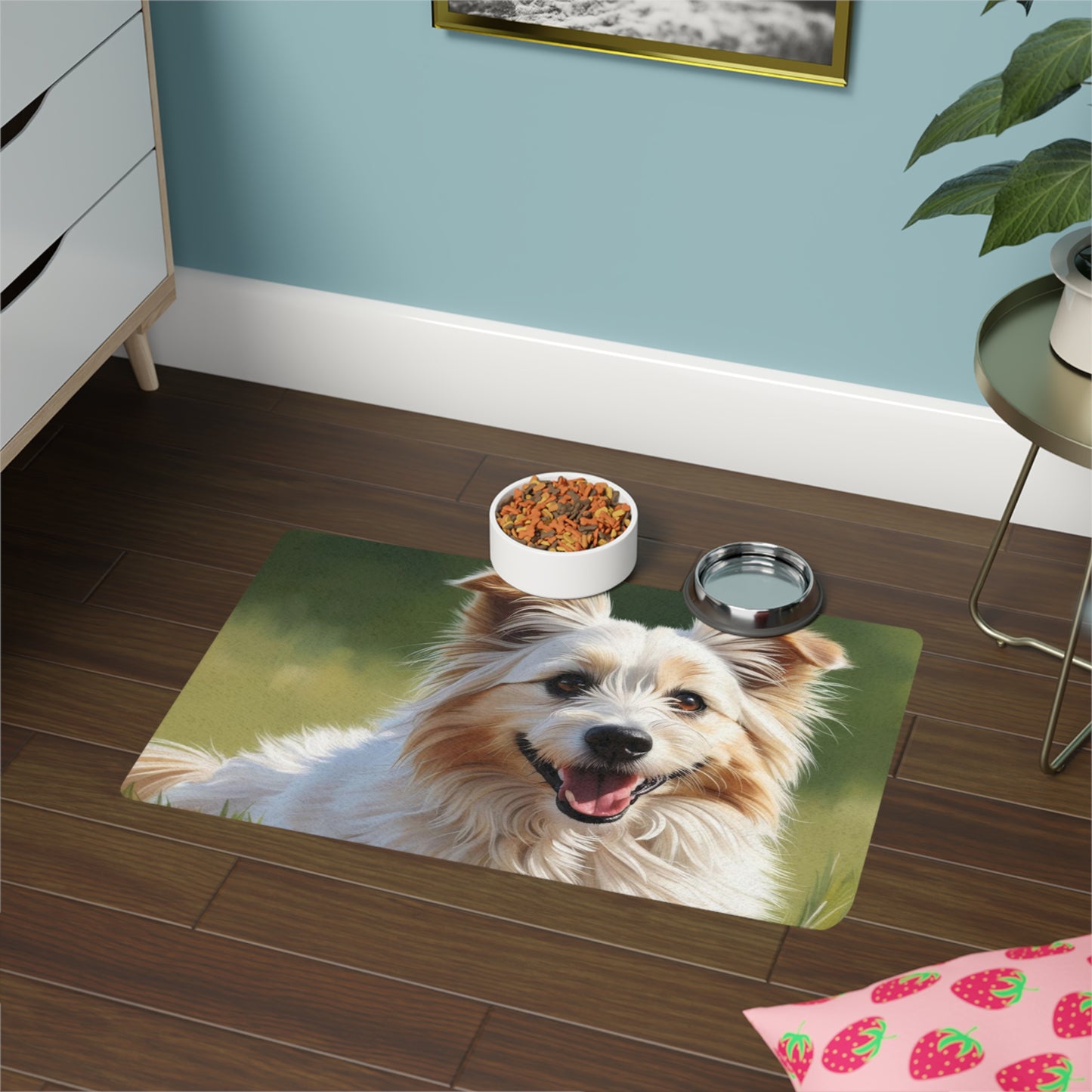 Pet Food Mat (12x18) - Komondor