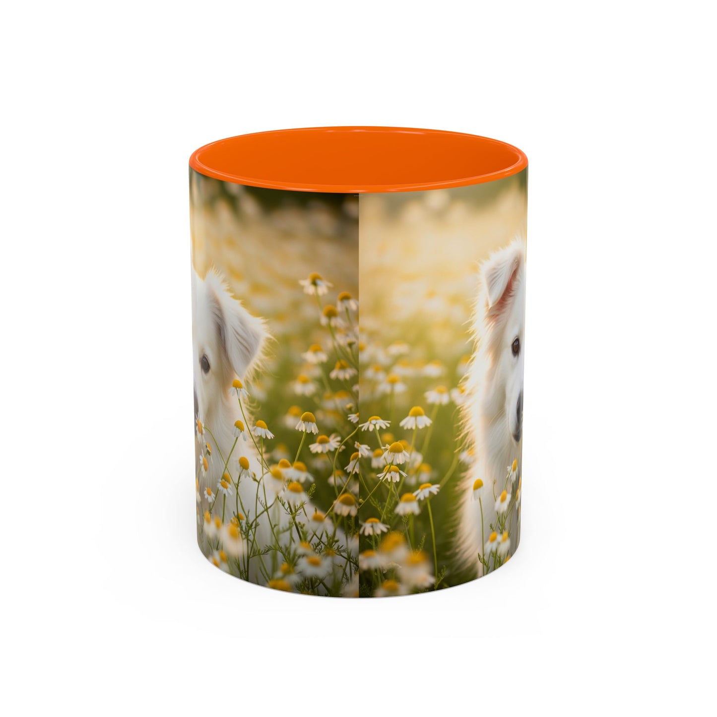 Russkaya Tsvetnaya Bolonka Accent Coffee Mug - Perfect Gift for Dog Lovers