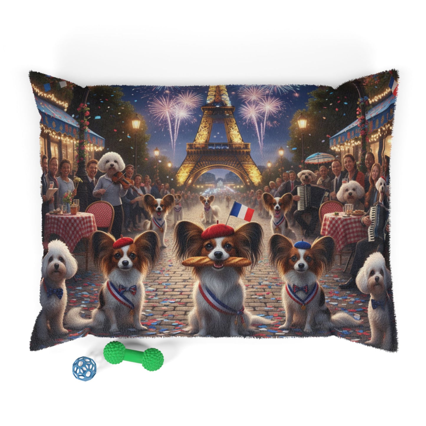 Poodle and Papillon Pet Bed