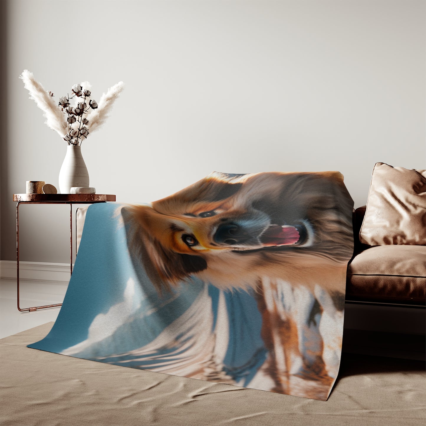 Couverture en sweat-shirt à l'effigie d'un berger himalayen