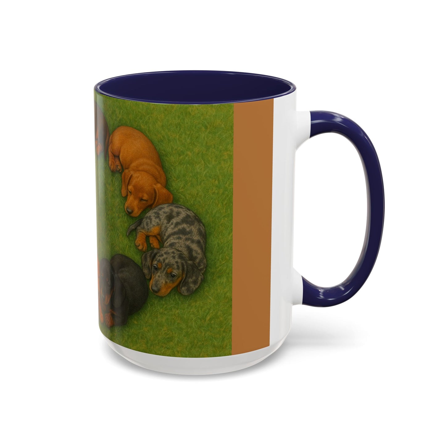 Dachshund puppies Accent Coffee Mug - Perfect Gift for Dog Lovers