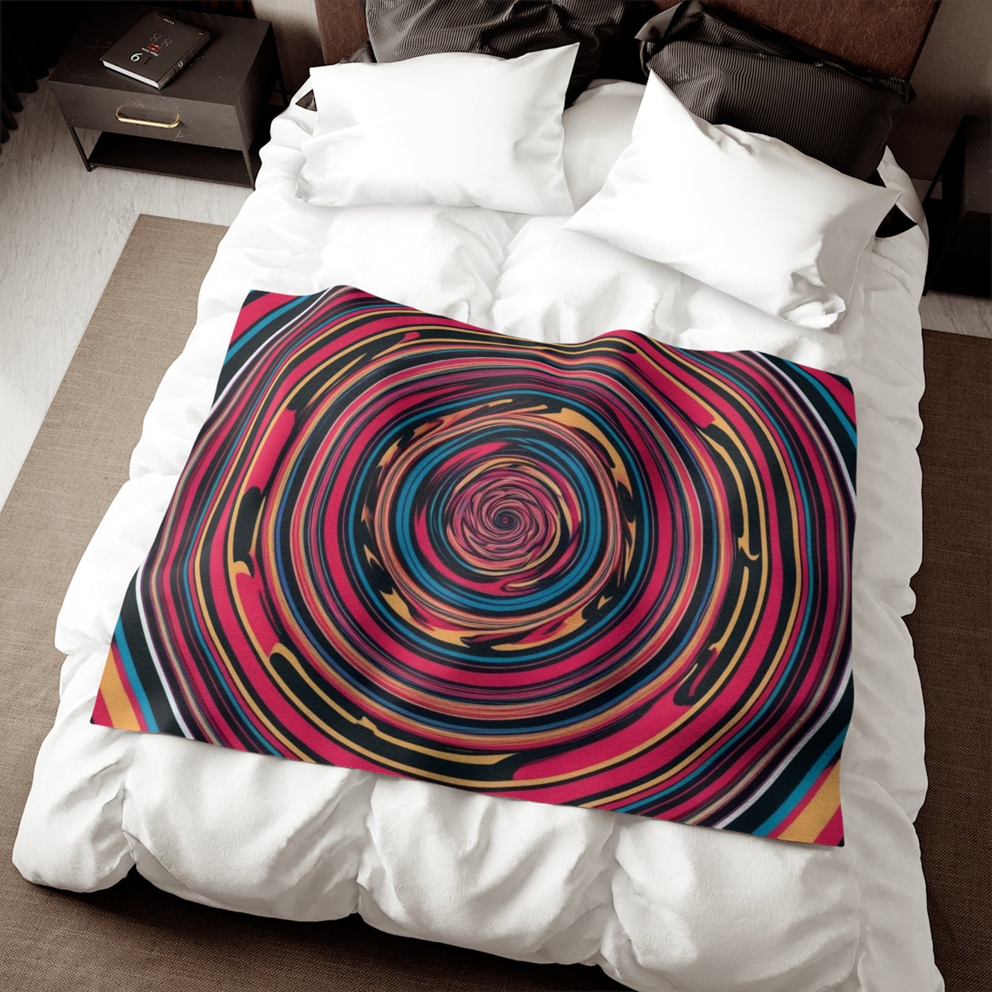 Optical Illusion Sweatshirt Blanket