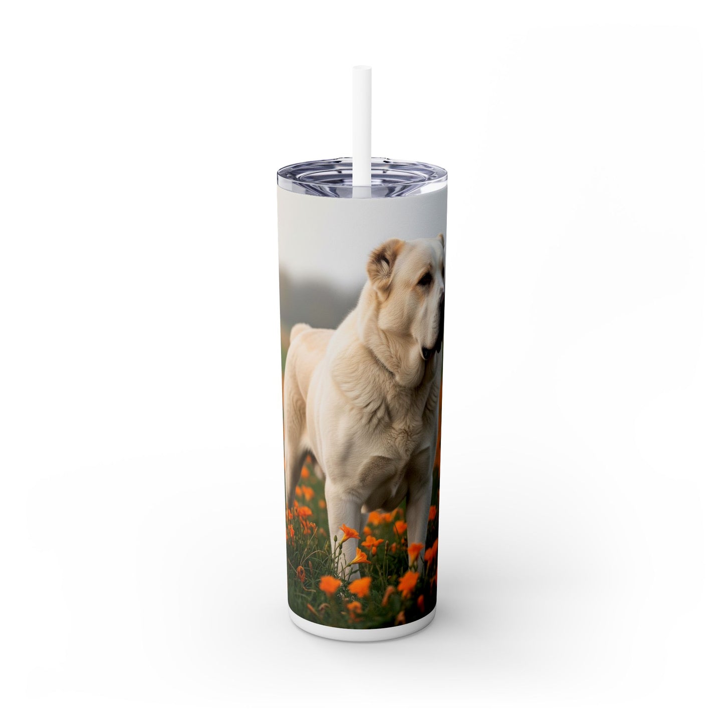 Gobelet isotherme à paille en forme de berger d'Asie centrale, 590 ml