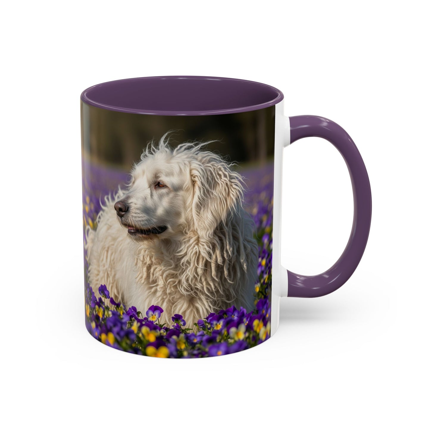 Taza de café con detalles de Komondor: el regalo perfecto para los amantes de los perros