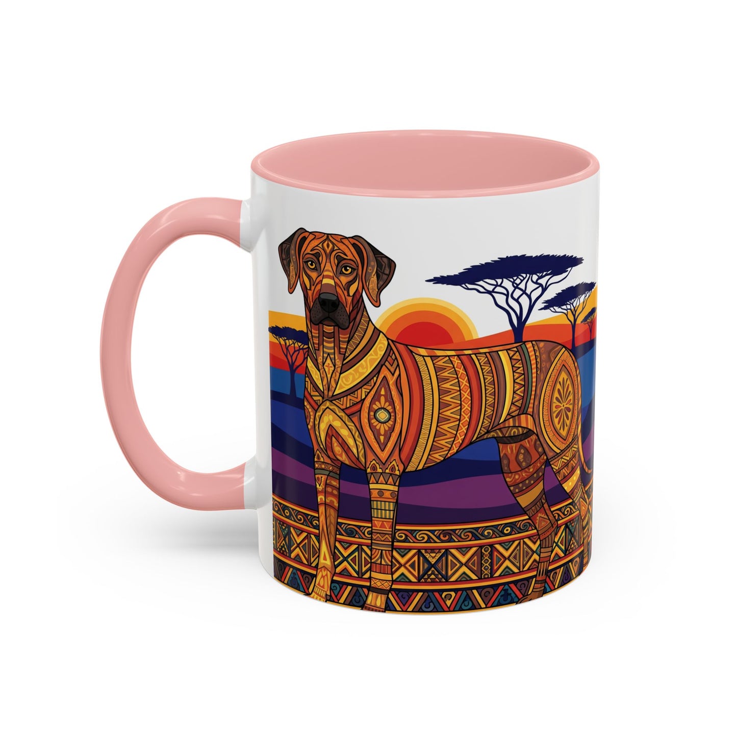 Taza de café con diseño de Rhodesian Ridgeback: el regalo perfecto para los amantes de los perros.