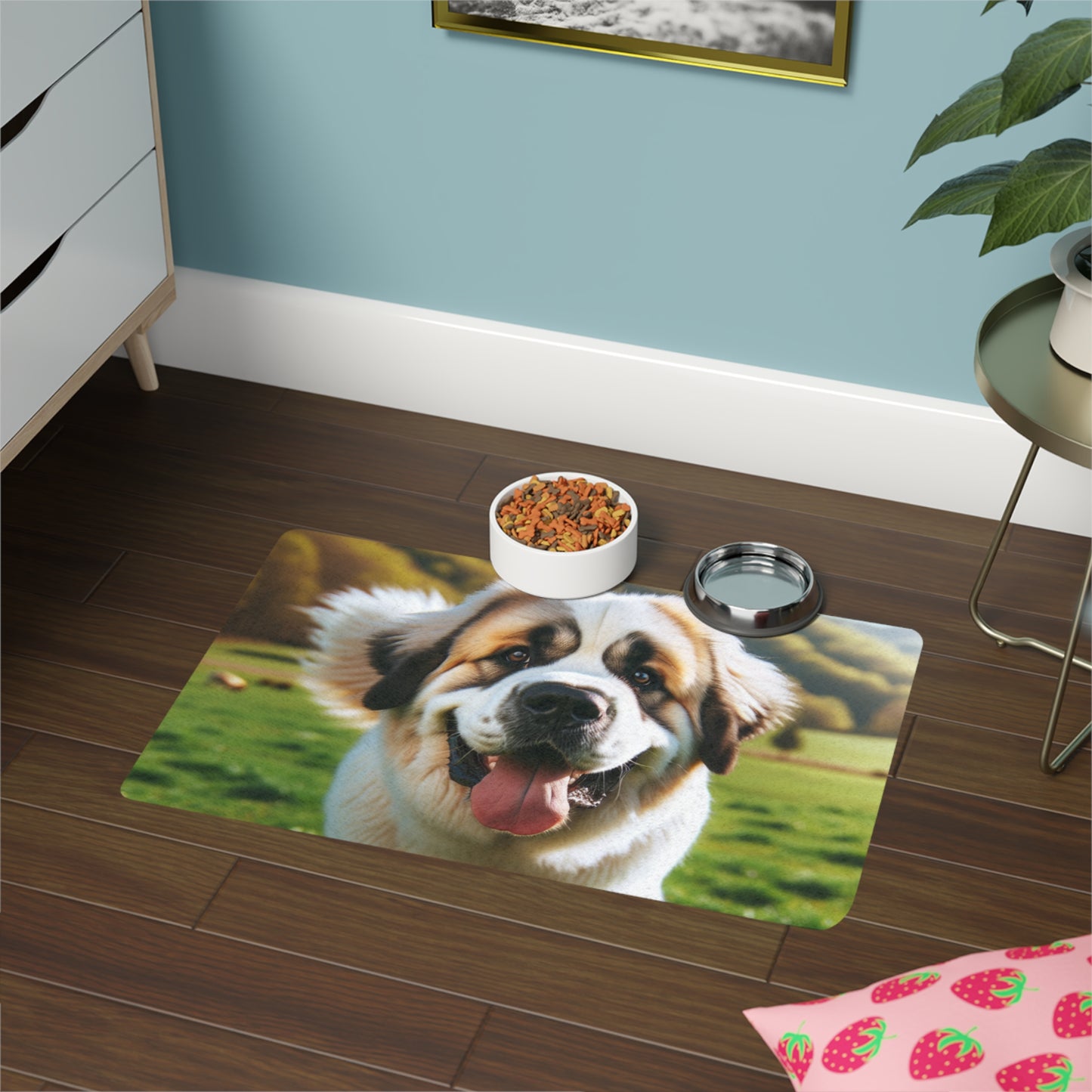 Pet Food Mat (12x18) - Pyrenean Mastiff