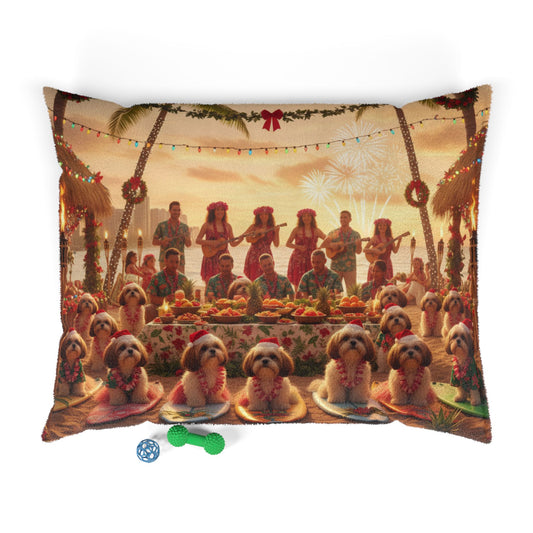Hawaiian Holiday Luau Pet Bed