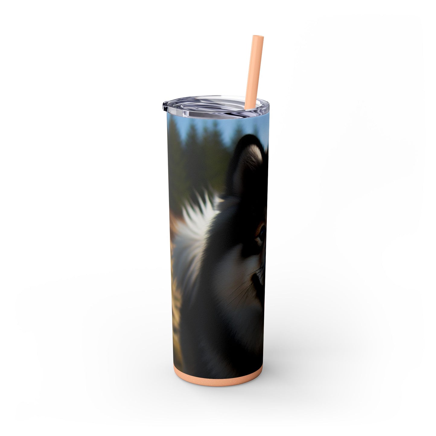 Norwegian Buhund Tumbler with Straw, 20oz