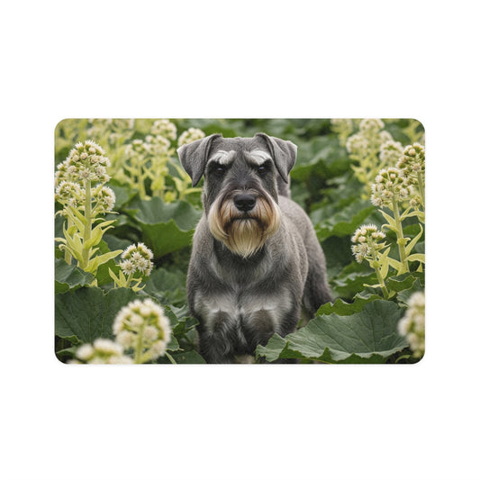 Pet Food Mat (12x18) - Standard Schnauzer