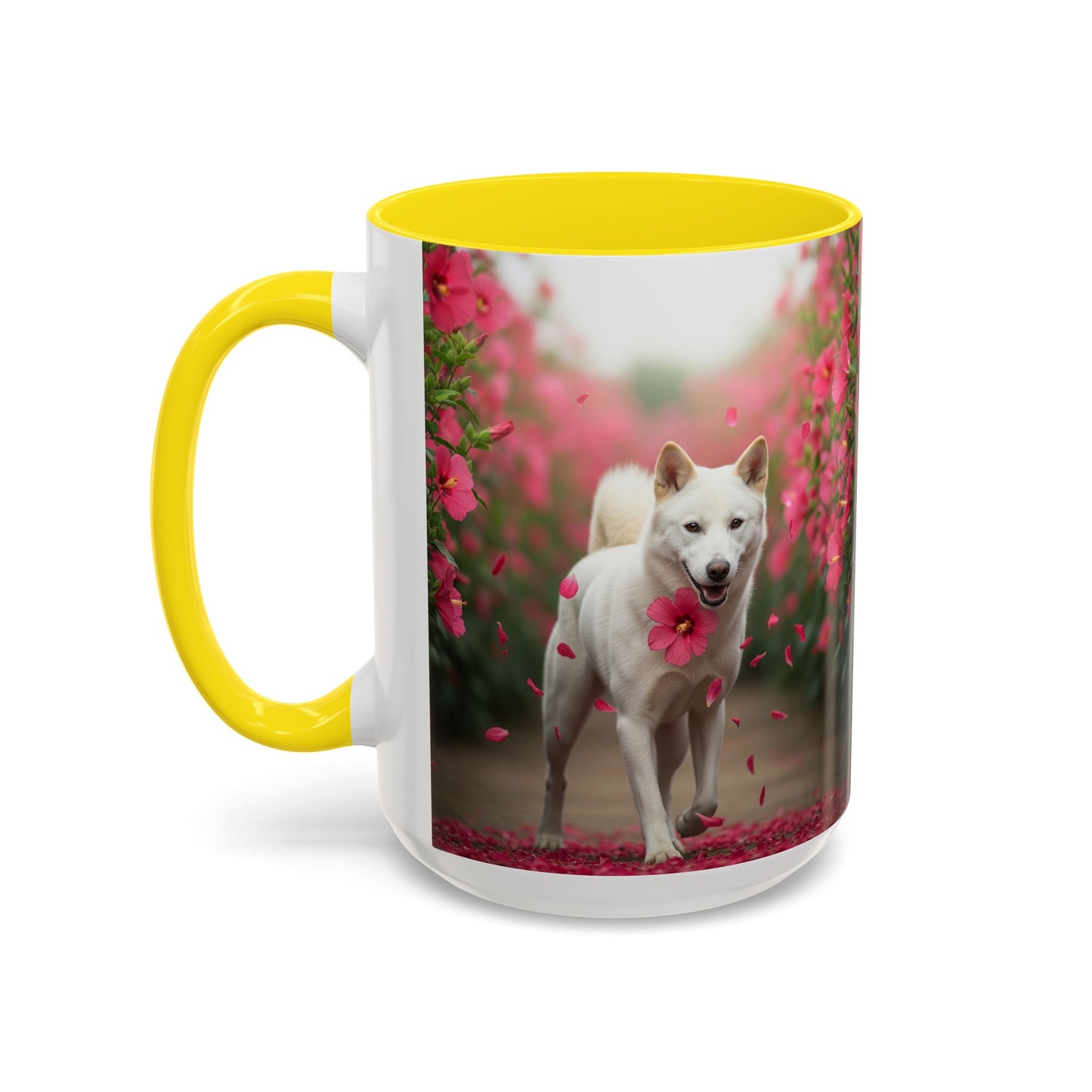 Taza de café con diseño de perro Jindo coreano: el regalo perfecto para los amantes de los perros.