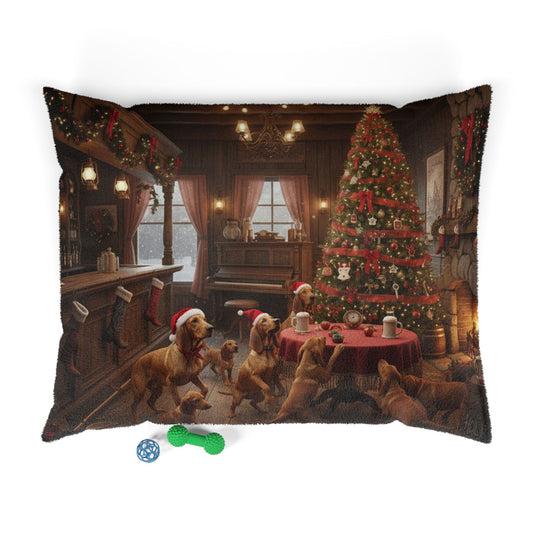 Christmas Puppies Holiday Pet Bed