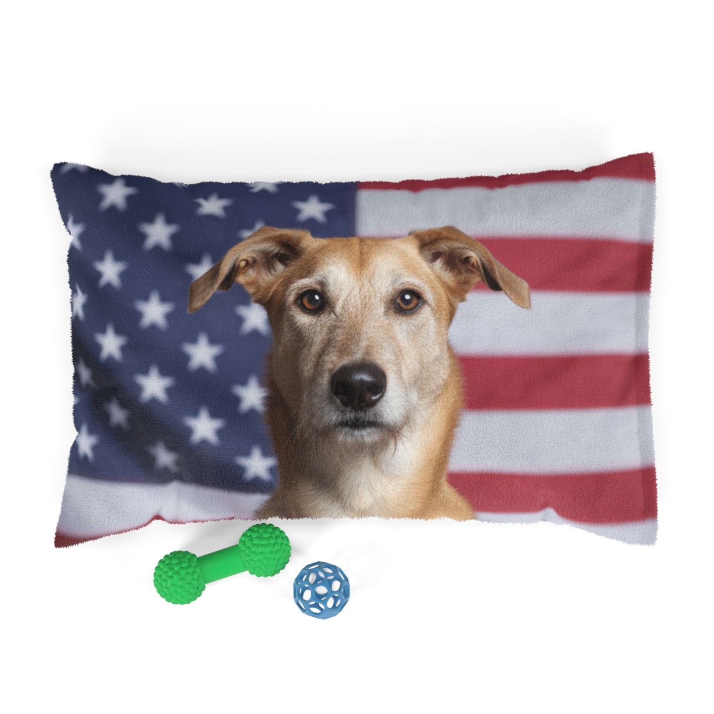 American Staghound Patriotic Bed