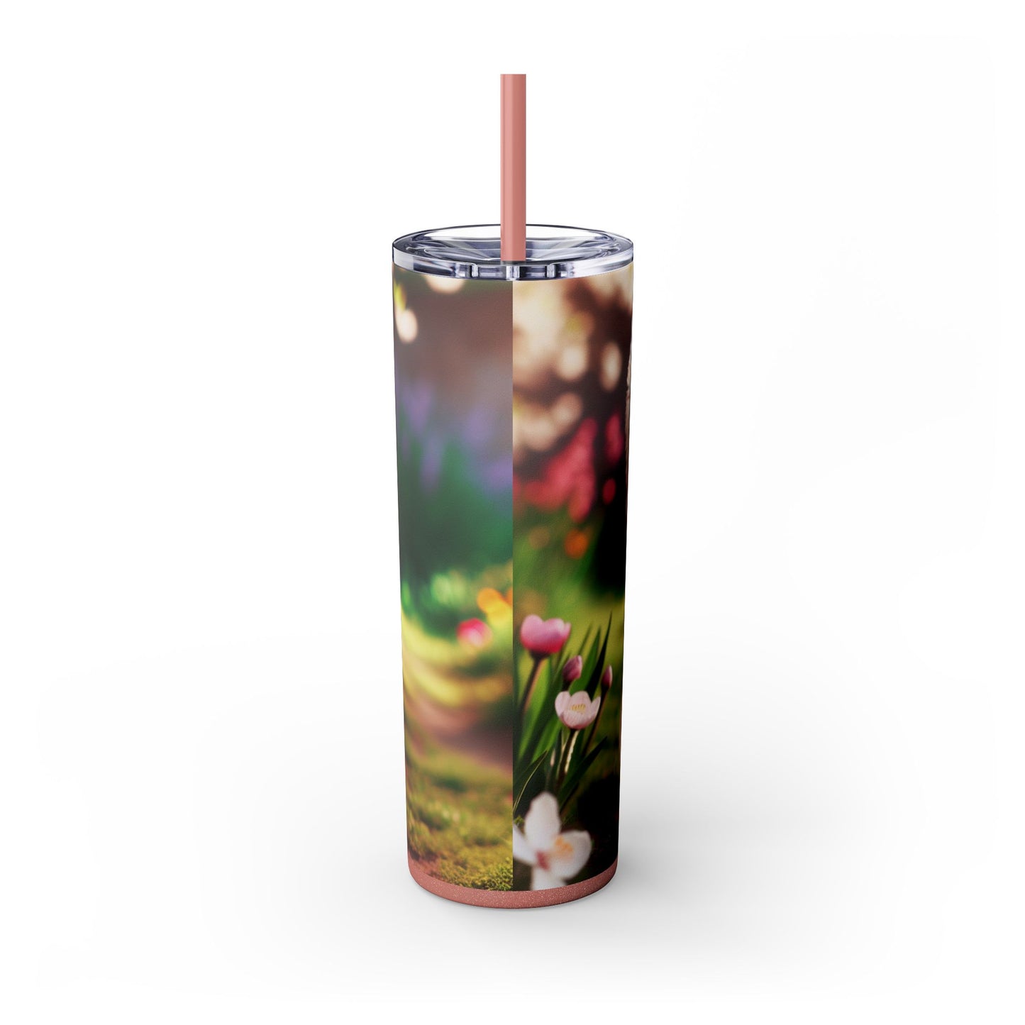 West Highland White Terrier Skinny Tumbler with Straw, 20oz