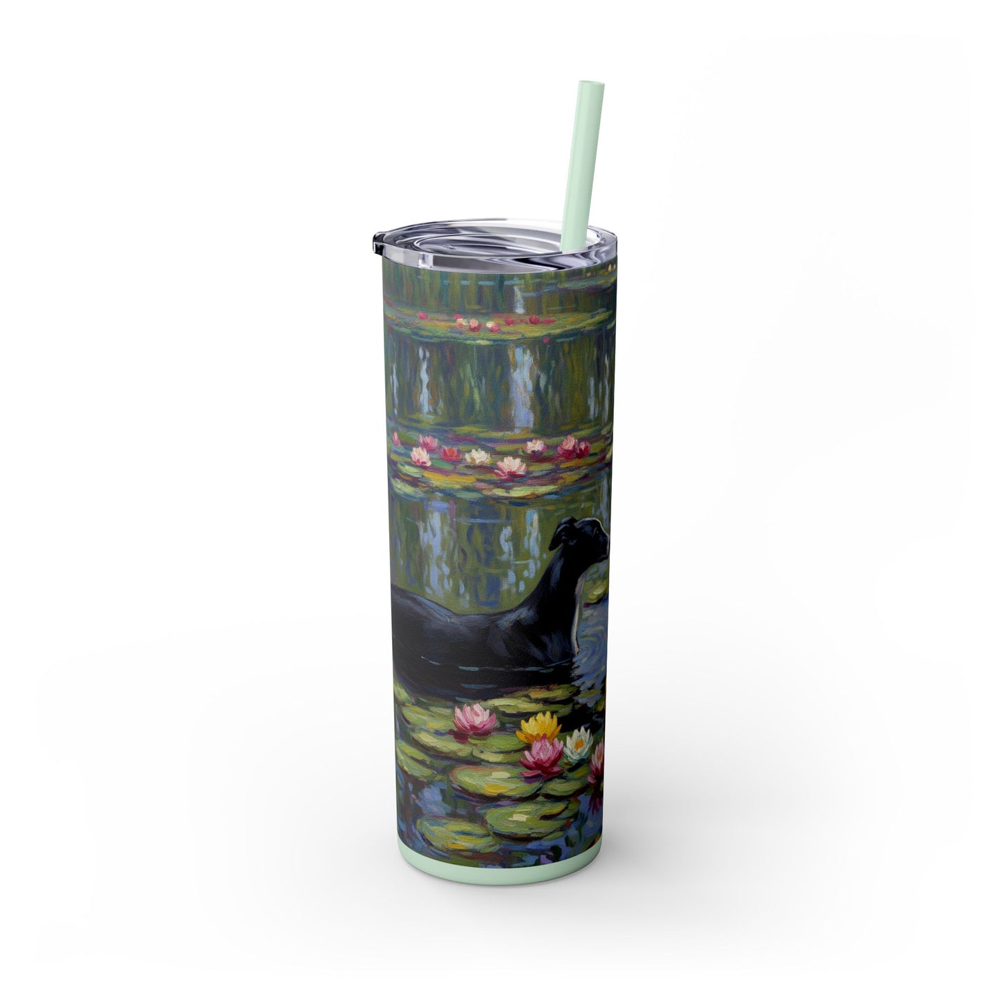 Vaso para galgos con pajita, 20 oz