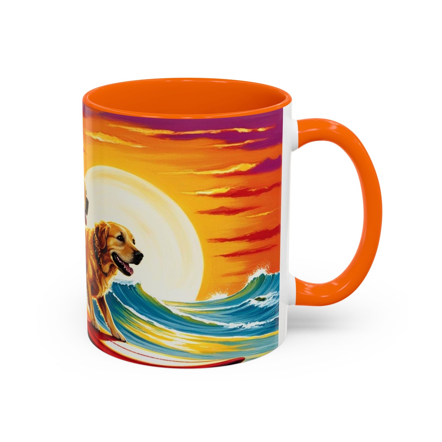 Taza de café con detalles de Surf Dogs: el regalo perfecto para los amantes de los perros