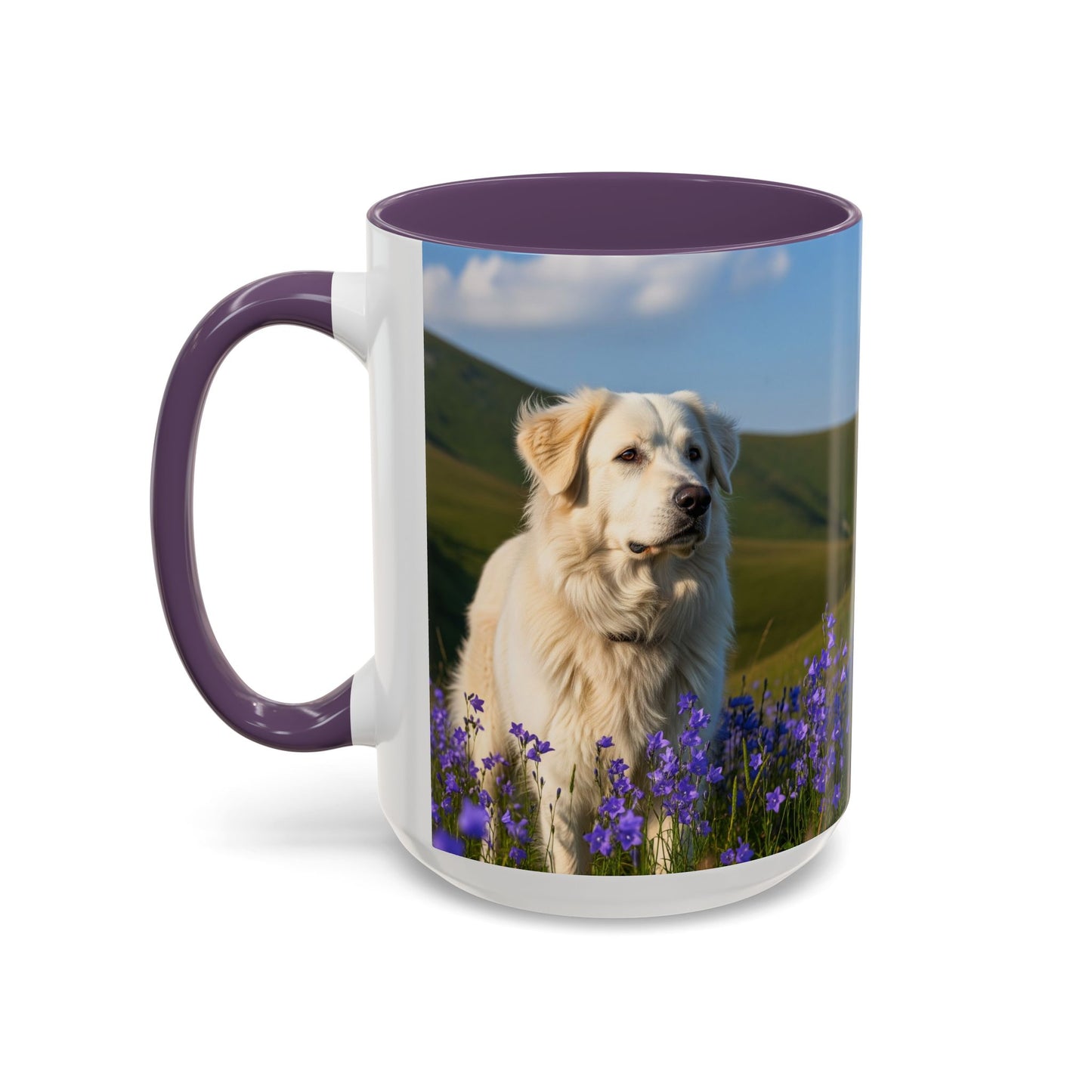 Mug à café avec motif Berger des Carpates roumain - Cadeau idéal pour les amoureux des chiens