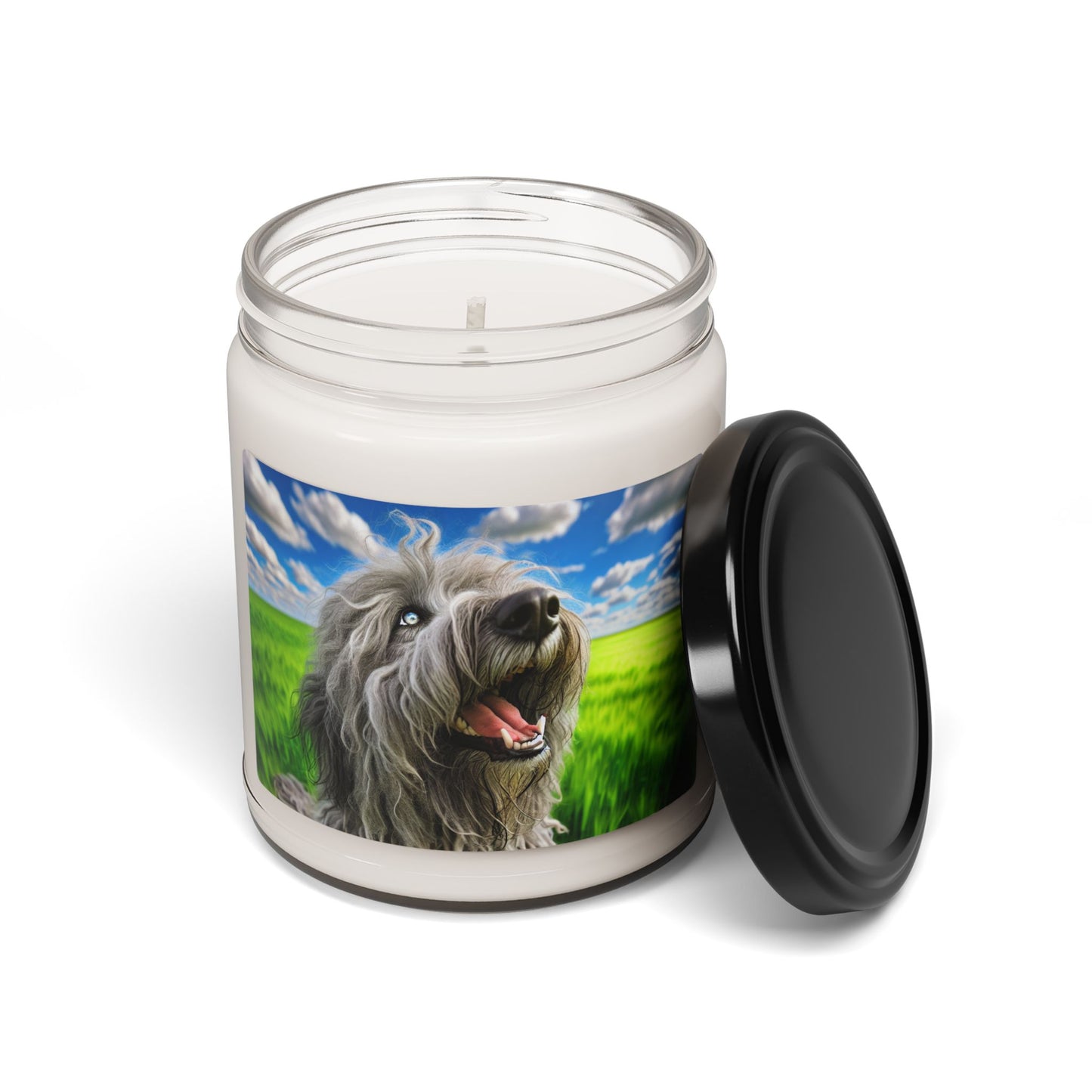 Bergamasco Shepherd Dog- Scented Soy Candle, 9oz