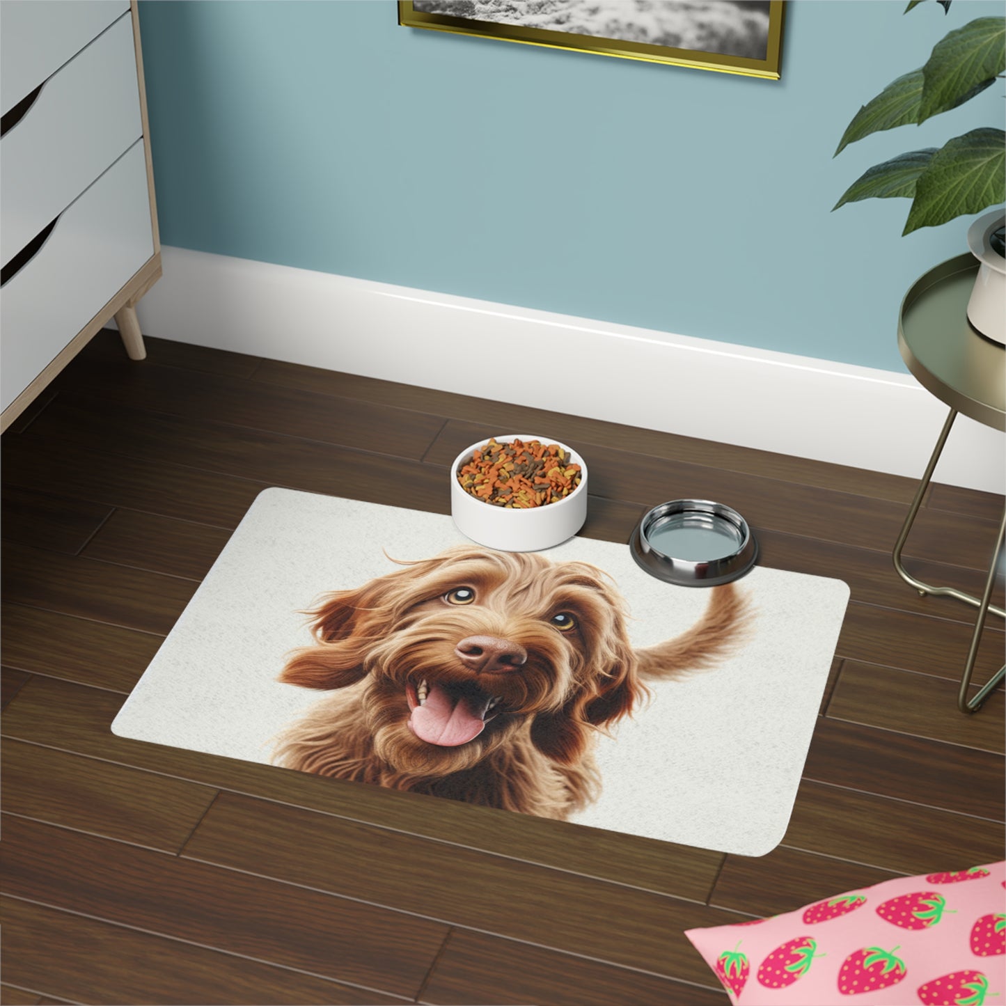 Pet Food Mat (12x18) - Italian Spinone