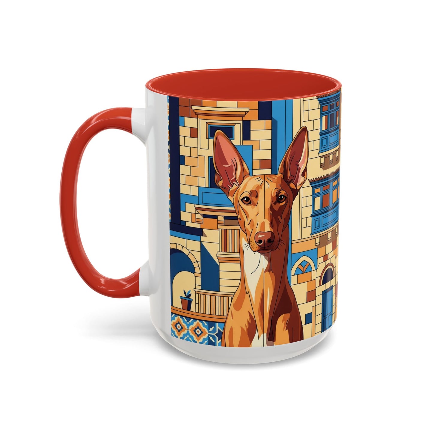 Taza de café con diseño de Pharaoh Hound: el regalo perfecto para los amantes de los perros.