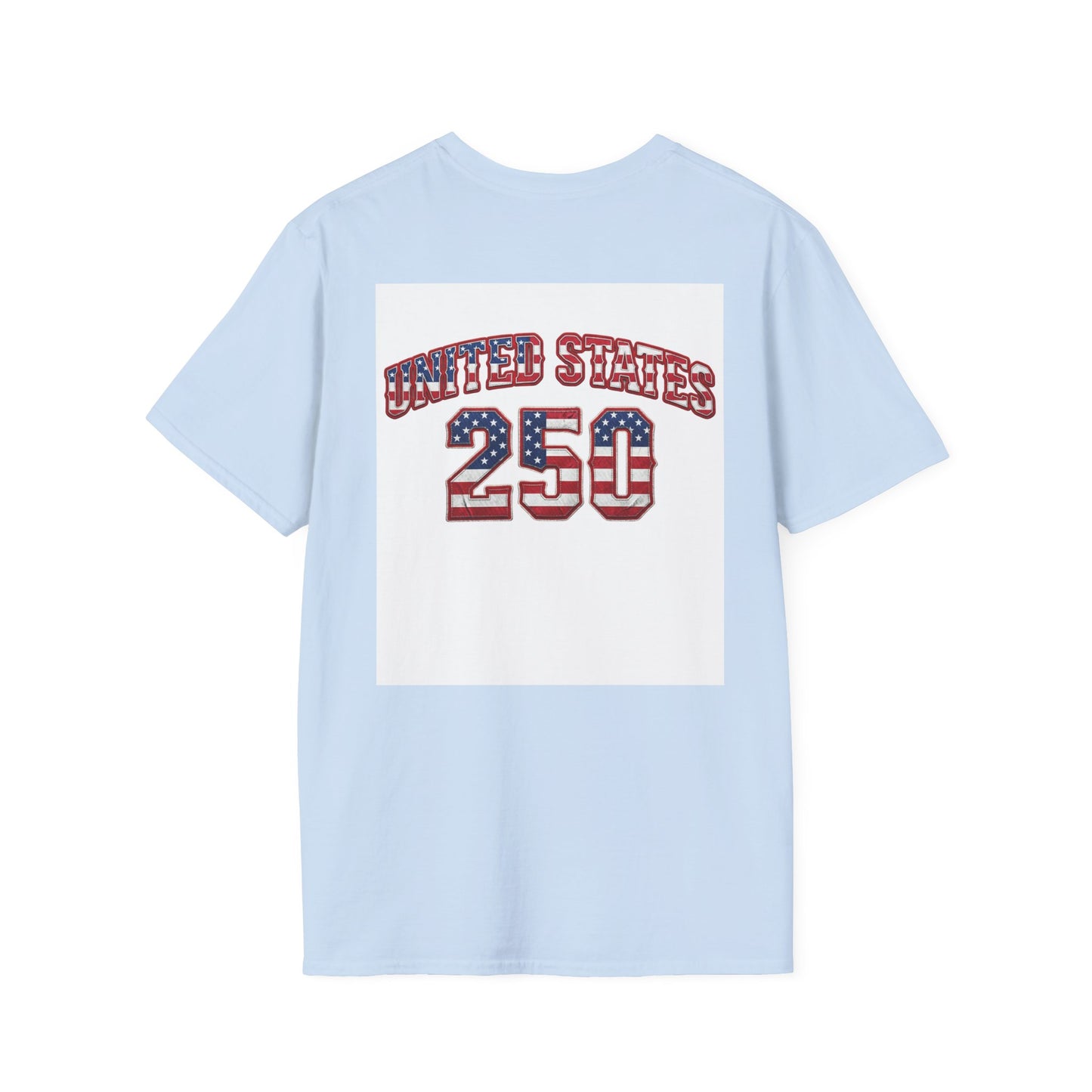 Patriotic T-Shirt — American Flag Dog Tee