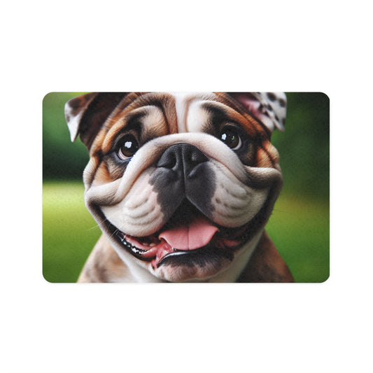 Pet Food Mat (12x18) - British Bulldog