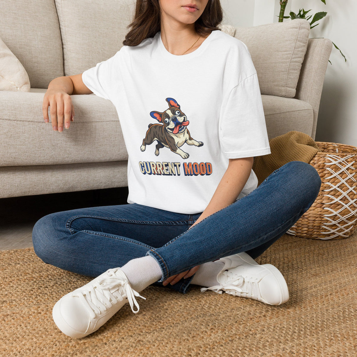 French Bulldog Current Mood Tee Shirt