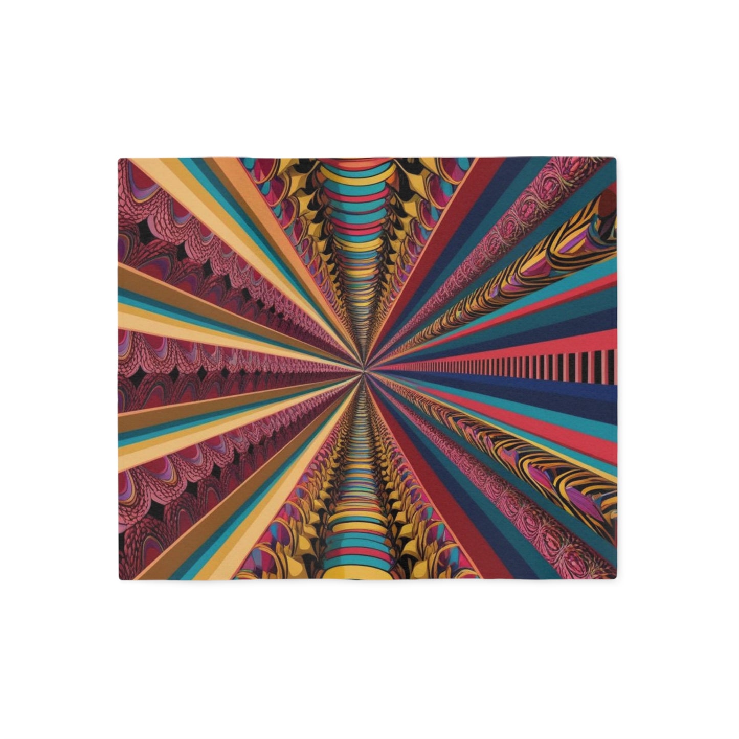 Optical Illusion Sweatshirt Blanket