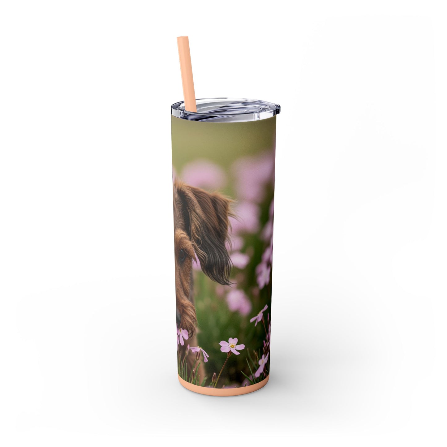 Gobelet isotherme Cesky Terrier avec paille, 590 ml