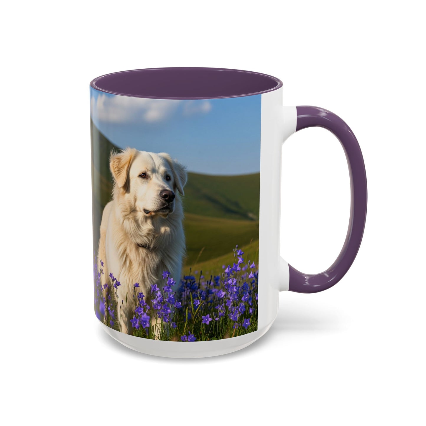 Mug à café avec motif Berger des Carpates roumain - Cadeau idéal pour les amoureux des chiens