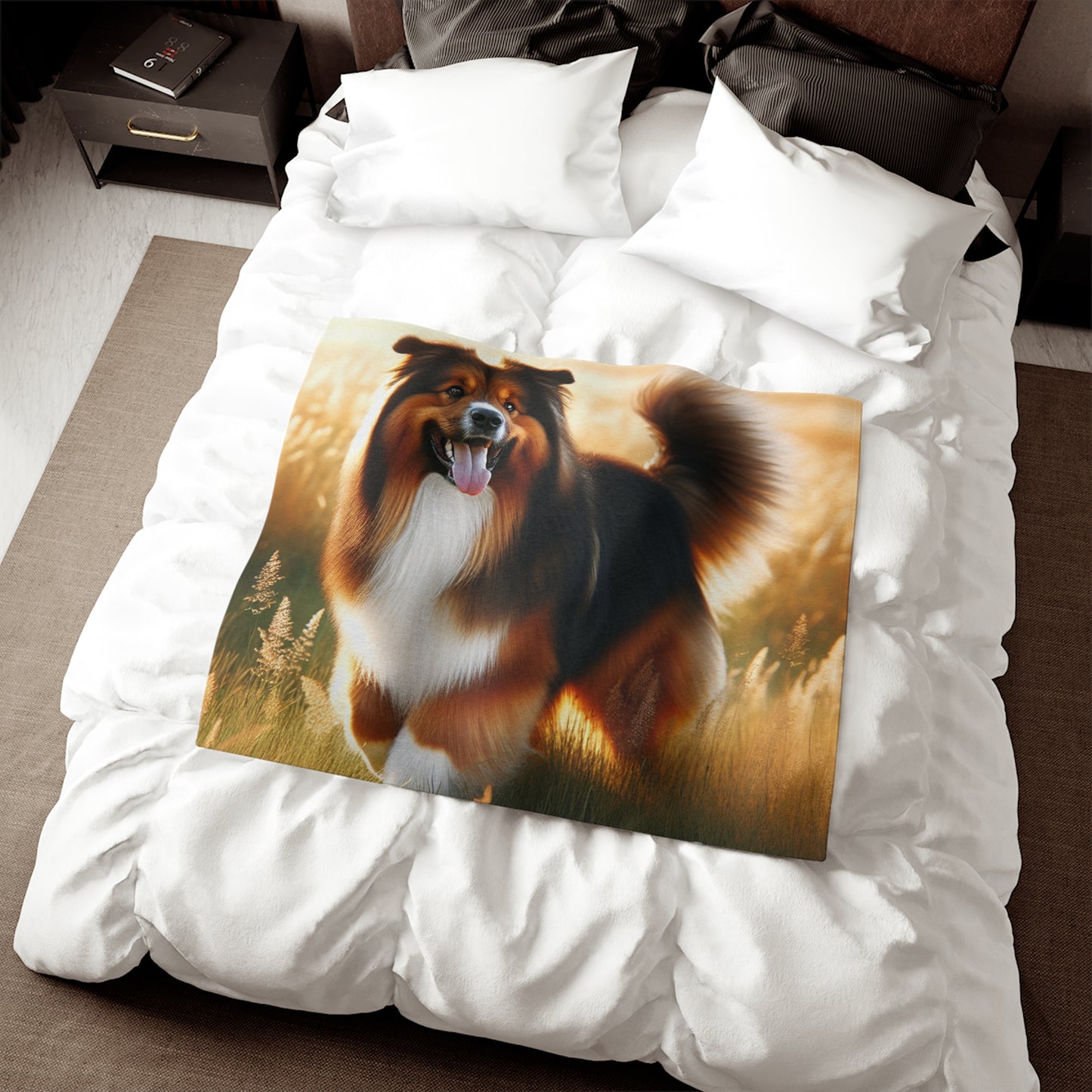 Bohemian Shepherd Sweatshirt Blanket